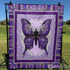 Butterfly Afgan Quilt Blanket Tt99  Quilt